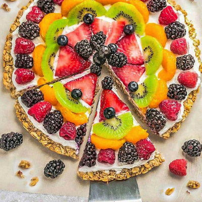 healthy fruit Pizza