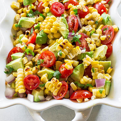 Corn, Avocado and Tomato Salad