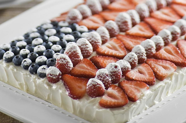 american flag cake