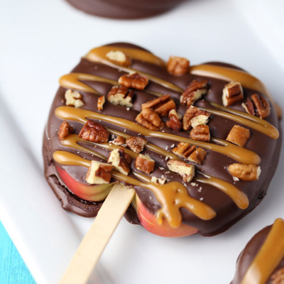 chocolate turtle apple slices