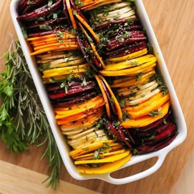 herb roasted root vegetables