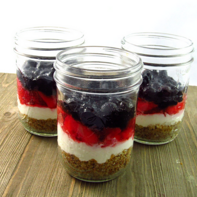 sugar free patriotic pretzel salad