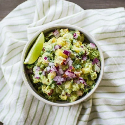 stone fruit summer guacamole