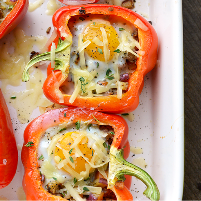 breakfast stuffed peppers